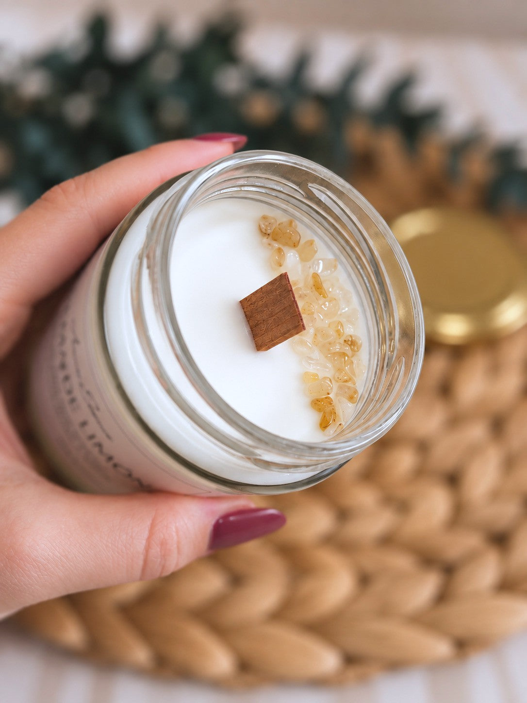 Vela Aromática de Crema de Limón