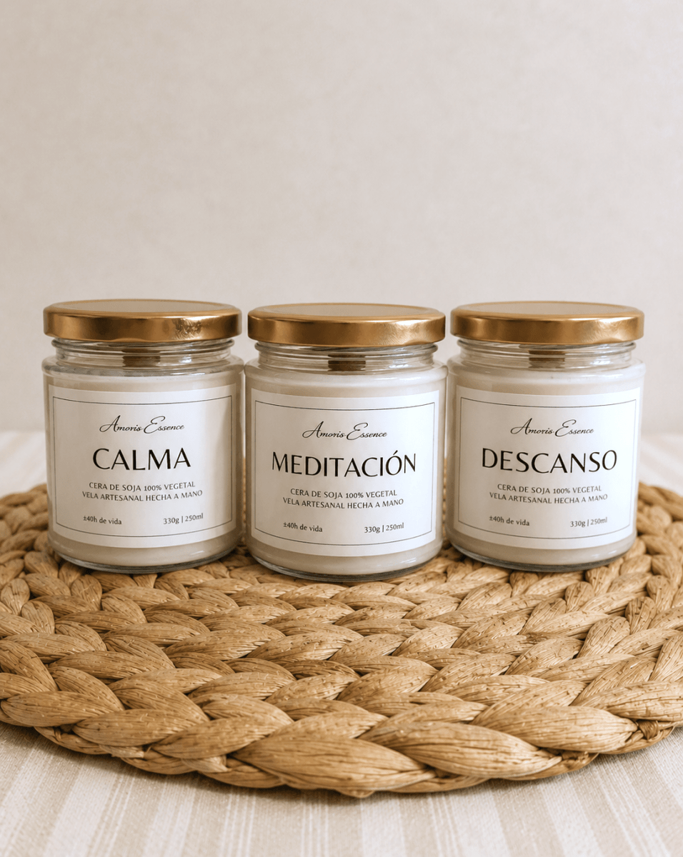 Pack Velas Aromaterapia - Amoris Essence