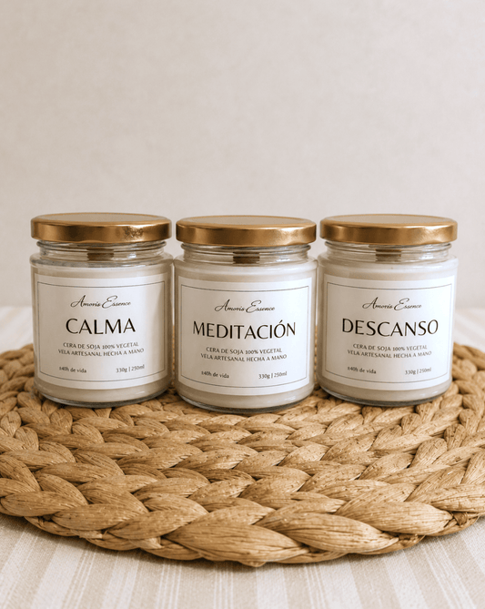Pack Velas Aromaterapia - Amoris Essence