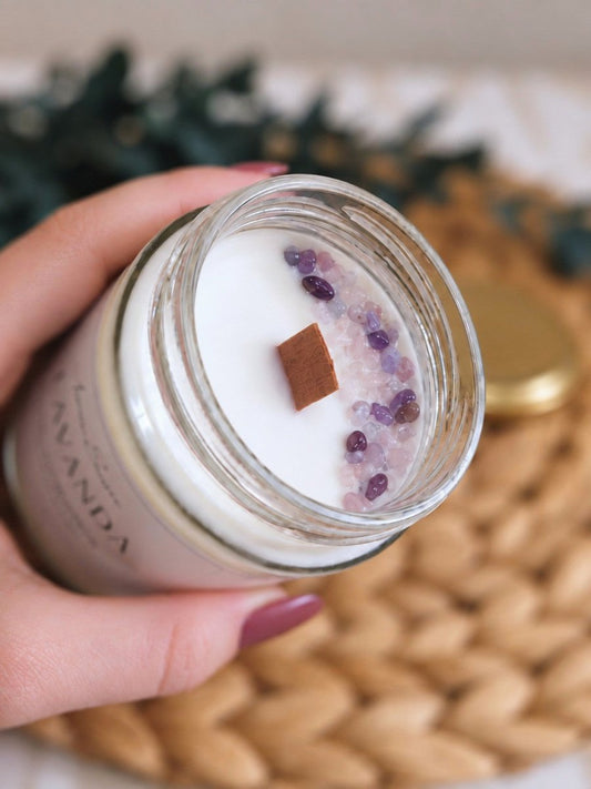 Vela Aromática de Lavanda - Amoris Essence