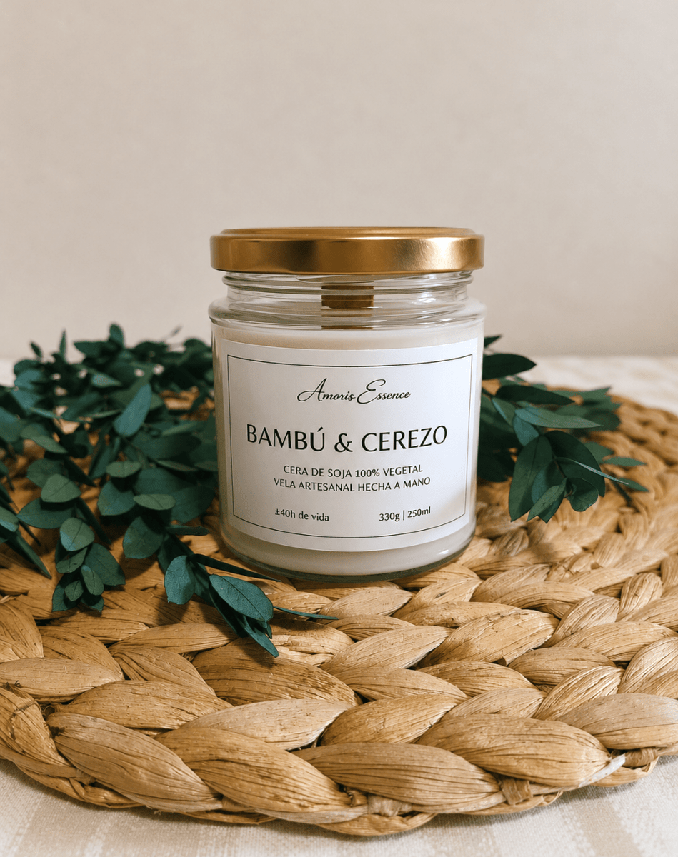 Vela de Bambú & Cerezo - Amoris Essence