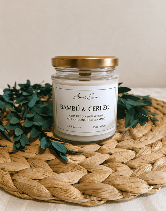 Vela de Bambú & Cerezo - Amoris Essence