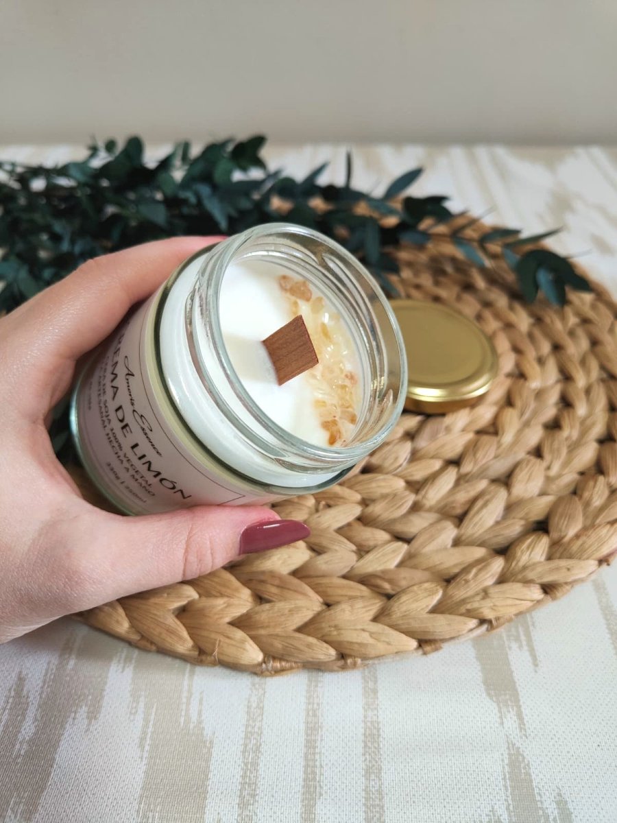 Vela de Crema de Limón - Amoris Essence