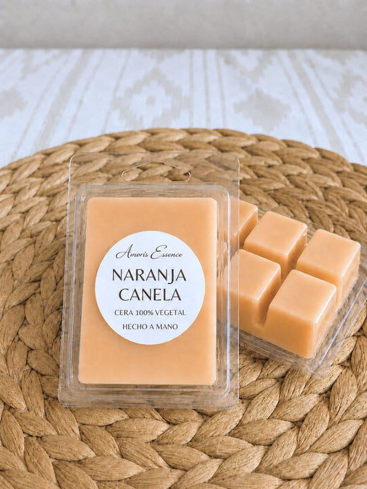Wax Melt Clásico de Naranja & Canela - Amoris Essence