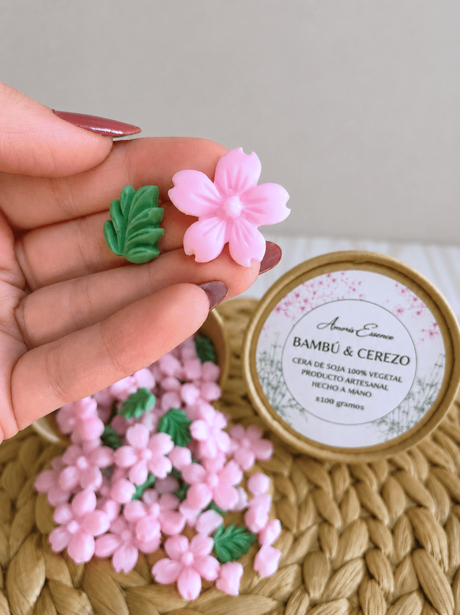 Wax Melts de Bambú & Cerezo - Amoris Essence